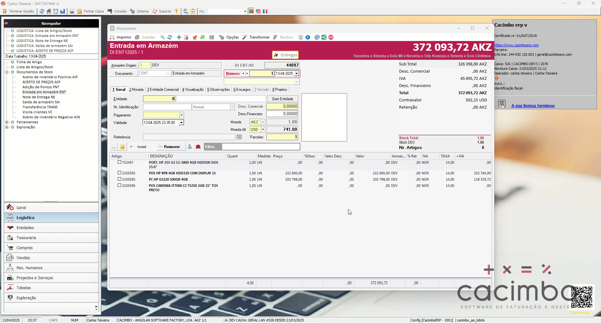 Tornar Documento Inerte